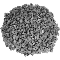 LEGO 1x2 Briques de toit obliques Gris clair pour toit - 3040 NOUVEAU Quantité 250x