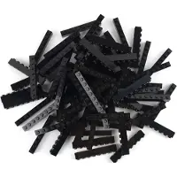 LEGO Briques 1x8 Noir - 3008 NOUVEAU ! Quantité 250x