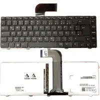 T-ProTek FRANÇAIS - Clavier avec rétro-éclairage version 2 pour Dell Inspiron 14R N4110D N4110R