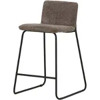 Furnlux Classic FURNLUX Tabouret de bar Bisbee Brown Und Black 41cm / Hauptfarbe : Braun / Abmessungen : 41 x 50 x 85 cm
