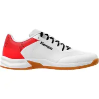 Kempa Kourtfly THREE Blanc/Rouge , Coleurs:blanc/rouge, Tailles :44 (UK 9 1/2)