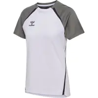Hummel T-shirt fonctionnel 'Lead 2.0' gris / noir / blanc