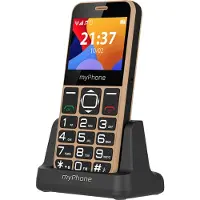 Myphone Halo 3 Téléphone Senior Radio FM Station d'accueil Touche SOS - Or