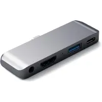 Satechi Hub mobile USB-C pour Apple iPad 4 en 1 adaptateur Space Grey USB-C 4 en 1
