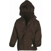 Result - Veste réversible pour enfants PC6787 (140) (Marron)