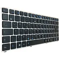 T-ProTek CADRE argent - Clavier pour ASUS UL20A-2X051R UL20A-2X055V UL20A-2X077V