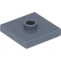 LEGO 2x2 Carreaux Modifié Jumper Plate Gris foncé - 87580 NOUVEAU Quantité 250x
