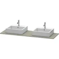 Duravit Console XSquare, 2 découpes, 1600x16x550mm, XS063HB9292