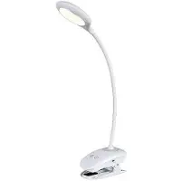 Rabalux Lampe de bureau avec clip LED blanche intégrée 4W Harris 6448