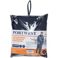 Portwest Ensemble De Pluie (veste+pantalon) - Taille Xxl - Marine -