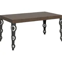 Itamoby Table Extensible 90X160/264 Cm Karamay Noyer Structure Anthracite