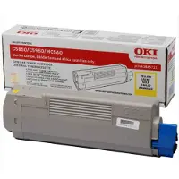 OKI 43865721 - Jaune - Toner