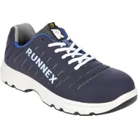 BIG Arbeitsschutz Chaussure basse de sécurité RUNNEX S1P-ESD FlexStar bleu/blanc/gris-42
