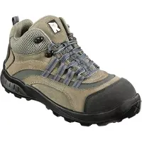 BIG Arbeitsschutz Botte de sécurité RUNNEX S2 à lacets TeamStar, noir/gris/bleu
