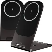 Forever Allity chargeur sans fil 2-en-1 pour téléphone, support de bureau