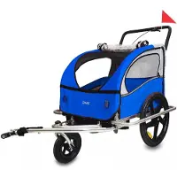 DMS Chariot vélo enfant Allemagne FH-02R / bleu