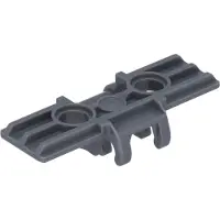 LEGO 250 maillons de chaîne Technic, grand, 2 trous d'axe, gris foncé