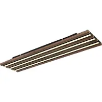 Globo Plafonnier métal noir mat, LED
