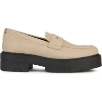 Geox Mocassins femme D36VDI 000CL C5004 Couleur : Beige Taille : 36