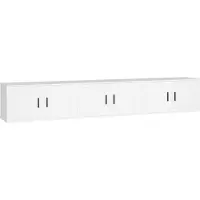 Syfax Meubles TV muraux 3 pcs blanc 80x34,5x40 cm