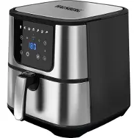 Hausberg Friteuse à air chaud HB-2365, 1600-1800 W, 5,2 L, minuterie, protection contre la surchauffe, poignée froide, écran LCD