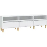 Sonstiges Meuble TV blanc 150x30x44,5 cm bois d'ingénierie