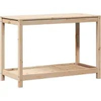 vidaXL Table à plantes avec étagère 108x50x75 cm pin massif