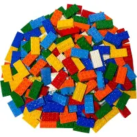 LEGO DUPLO 2x4 briques Mélange de couleurs - 3011 NOUVEAU Quantité 250x - Chaque mélange est composé individuellement