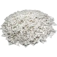 LEGO 1x2 Carreaux avec 1 picot et rainure Jumper Plate Blanc - 15573 NOUVEAU Quantité 500x