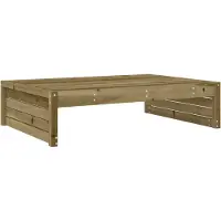 vidaXL Tabouret de jardin 120x80 cm Bois de pin imprégné