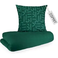 Esprit Linge de lit d'hiver FLANELLE Vert 135 x 200 cm