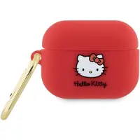 Hello Kitty Hkap23Dkhsf Airpods Pro 2(2022/2023) Cover Fuksja/Fuschia Silicone 3D Kitty Head
