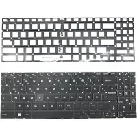 T-ProTek FRANÇAIS - Clavier blanc éclairage compatible avec MSI GF66 Katana 12UG-638DC