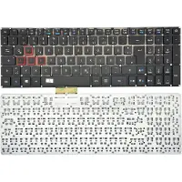 T-ProTek Clavier - Couleur : noir - Avec éclairage - Sans cadre - Disposition allemande Compatible avec ACER Predator Helios 300 (PH317-52-720X)