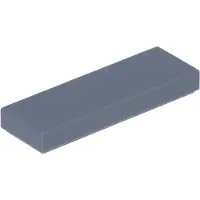 LEGO 1x3 carreaux 63864 - 100 pièces gris bleuté foncé