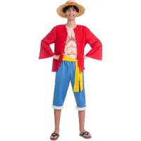 MOM Luffy Men Costume Rouge L Enfants