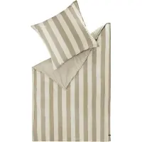Schöner Wohnen Kollektion SCHÖNER WOHNEN Parure de lit Panel-B Couleur beige Taille 155x220+80x80