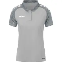 Jako Polo Performance Femme - Gris clair / Gris pierre