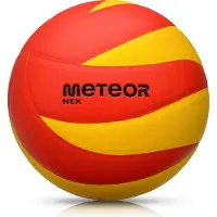 Meteor Volleyball Ballon d'école Ballon de jeu Volleyball d'entraînement NEX #5 jaune/rouge