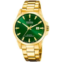 Festina Montre à affichage analogique vert