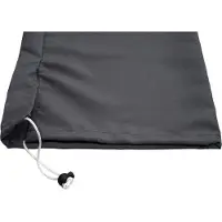Mendler Housse De Protection Pour Demi-Parasol Parla De 3 M, Housse Cover Avec Cordon De Serrage Anthracite