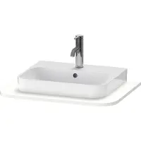 Duravit Happy D.2 Plus Console HP031B, 650x480 mm, 1 découpe, pour lavabo HP4940, HP4960, HP031B03636
