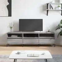 Prolenta Maison Exclusive - Meuble TV gris Sonoma 150x30x44,5 cm Matériau dérivé du bois