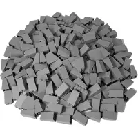 LEGO 2x2x3 Tuiles Gris clair pour toit - 3684c NOUVEAU Quantité 100x
