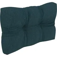 Pokar Coussin pour palette avec belle surpiqûre Coussin pour canapé-palette, Taille:Coussin latéral 60 x 40, Couleur:Vert foncé