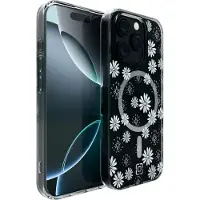 Incipio Forme MagSafe - iPhone 16 Pro Case (Ditzy Floral Silver)
