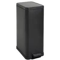 SVITA STM18 Poubelle à pédale 18l incl. seau intérieur Couvercle Softclose noir