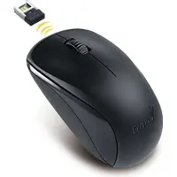 Genius NX-7000/Kancelářská/Optická/1 200 DPI/Bezdrátová USB/Černá