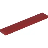 LEGO 1x6 carreaux 6636 - 50 pièces rouge foncé