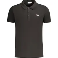 FILA Polo à manches courtes pour homme, noir FAM0717_NE80010 : Taille - M Taille : M
